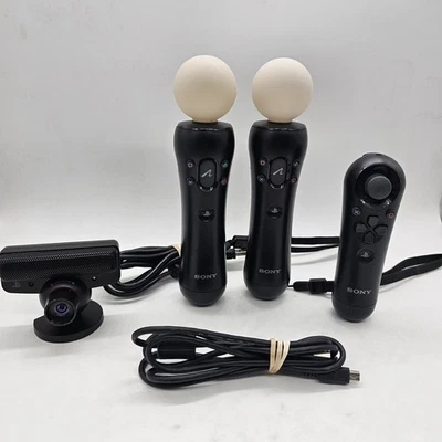Sony PlayStation Move Bundle PS3 Motion Controller mit Kamera & Navigation OEM  - Bild 1 von 4