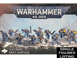 Warhammer 40K NEW Space Wolves Grey Hunters Single Figures Off Sprues - Picture 1 of 6