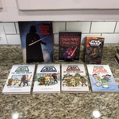 Star Wars Lot of 7 Young Adult Sci-Fi Novels Jedi Academy Books Foto 1 de 2