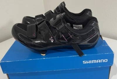 Zapatos de ciclismo de carretera Shimano SH-WR62L para mujer tacos EE. UU. 7 UE 39 giro excelentes Foto 1 de 3