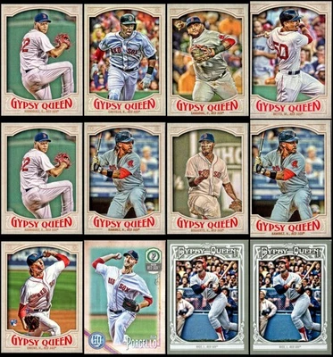 Lote de tarjetas Topps Gypsy Queen Boston Red Sox (71) - EXCLUSIVO - ESTAR ENTRE LOS ABETOS... Foto 1 de 4