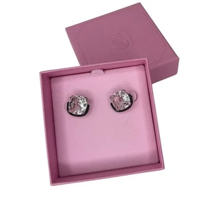 Swarovski Harmonia Ohrstecker, Cushion Cut, weiß, Metallmix - Bild 1 von 8