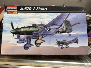 Monogram Pro-Modeller, Ju87R-2 Stuka, Model Kit 85-5975, Scale:  1/48, Open Box - Picture 1 of 11