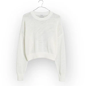 Madewell Loose-Knit Crewneck Sweater Women's XXS Natural Long Sleeve NWT READ - Picture 1 of 8