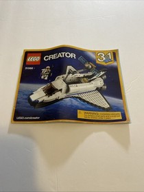 2017 LEGO 31066 3 In 1 CREATOR SPACE SHUTTLE EXPLORER Instruction Manual