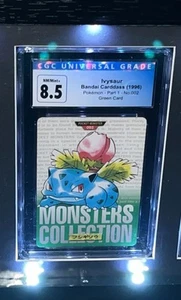 Pokemon Japanese Ivysaur Bandai Carddass Vending 1996 Green Psa 8.5 - Picture 1 of 1