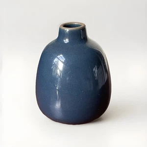 Heath Ceramics Bud Vase In Deep Sea Blue- Discontinued - Picture 1 of 4