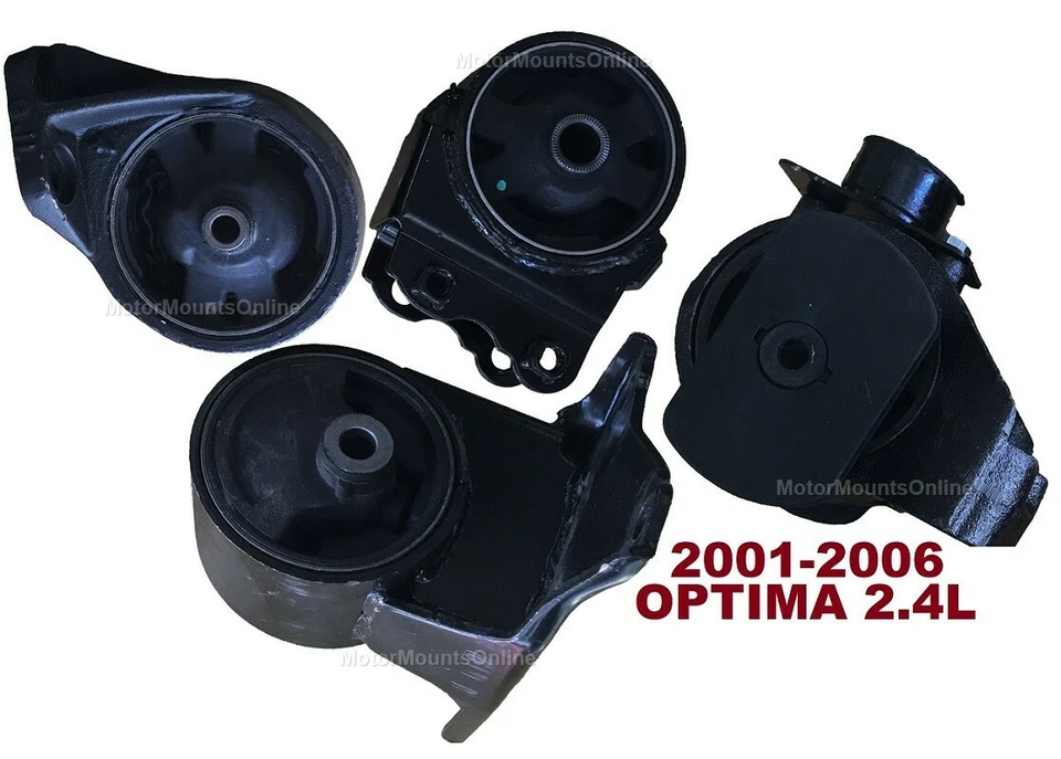 9MB729 4 piezas soportes de motor aptos para motor de 2,4 L 2001-2006 Kia Optima MAGENTIS automático Foto 1 de 1