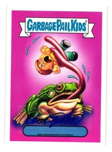 2017 GARBAGE PAIL KIDS ADAM-GEDDON PLAGUES #6A PLAGUED JADE AUTOGRAPH ENGSTROM - Picture 1 of 2