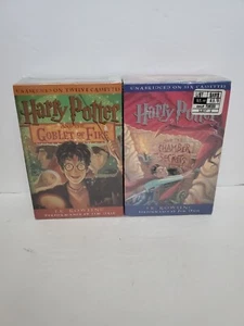 New Harry Potter & The Goblet Of Fire &Chamber Of Secrets Unabridged Audio Book - Imagen 1 de 2