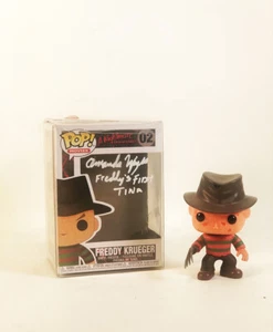 Pesadilla en Elm Street 1984 Tina Firmada Freddy Krueger Funko Figura POP 291 TF18 - Imagen 1 de 1