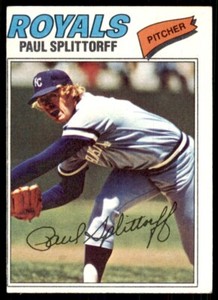 1977 Topps Paul Splittorff A Baseball Cards #534
