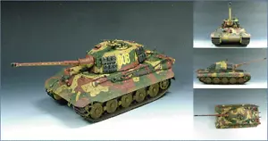 Hobbymaster GP Series German King Tiger Tank (Peiper) WWII 1:48 Scale - Picture 1 of 14