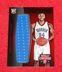 JOSH HUESTIS THUNDER 2015-16 KOMPLETT ZERTIFIZIERT FABRIC OF THE GAME TRIKOT (OK247) - Bild 1 von 1