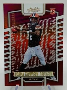2023 Absolute Dorian Thompson-Robinson Rookie Red Spectrum 76/100 #140 Browns - Bild 1 von 2