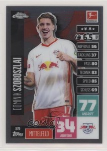 2020-21 Topps Chrome Match Attax Bundesliga Rising Star Dominik Szoboszlai #89