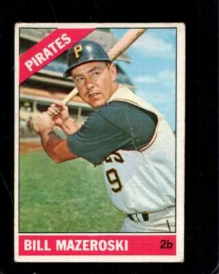 1966 TOPPS #210 BILL MAZEROSKI FAIR PIRATES HOF *X105163 - Image 1 of 2