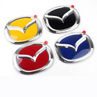 Car 3D Front Grille Mirror Emblem Logo Badge For Mazda 3 5 6 7 8 CX-4 140*110mm