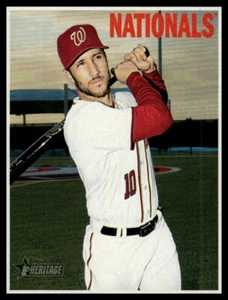 2019 Topps Heritage #184 Yan Gomes bordo nero - Foto 1 di 2