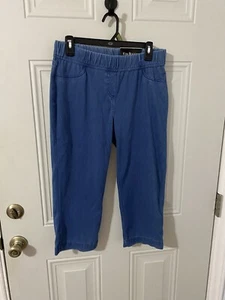 Kim Rogers Capri Jeans Full Elastic Size 6 Pull On Pants Nwt M95 - Picture 1 of 10