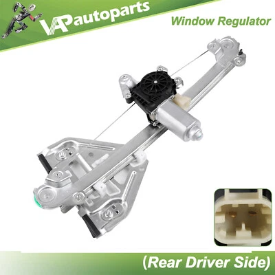 For 2003-2007 Cadillac CTS Power Window Regulator Rear Left with Motor - Image 1 of 4
