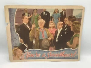 You’re A Sweetheart-1937 Film Movie 11x14” Lobby Card-Alice Faye, George Murphy - Picture 1 of 2