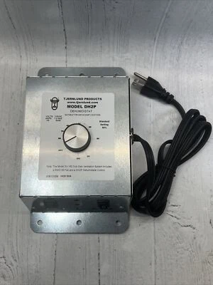 Tjernlund Dual Outlet Dehumidistat, Model# DH2P, 115 VAC, Amps 7.0 Max NWOB - Image 1 of 4