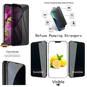 For Apple iPhone 16 Pro Max Privacy Screen Protector Anti Spy Tempered Glass - Picture 1 of 11