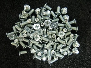 #4-40 X 1/4" 100 DEGREE PHILLIPS FLAT HEAD MACHINE SCREW LOT OF 100 - Picture 1 of 5