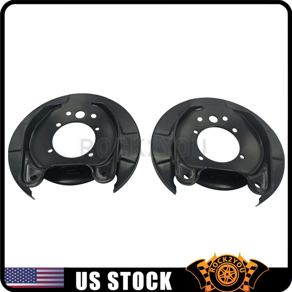 New Rear RH & LH Brake Backing Plates Pair For 2005-2020 Nissan Xterra Frontier - Imagem 1 de 4