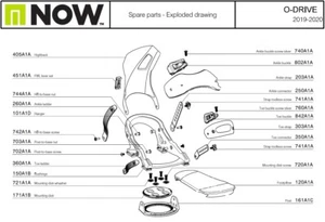 Ersatzteile für NOW Snowboard-Bindung Bindings Ersatzteil Spare Parts 2018-2020 - Bild 1 von 2