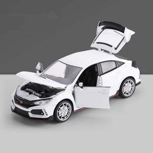 1:24 HONDA CIVIC TIPO R Aleación Coche Deportivo Modelo Diecast y Vehículo de Juguete Metal Regalo - Imagen 1 de 24