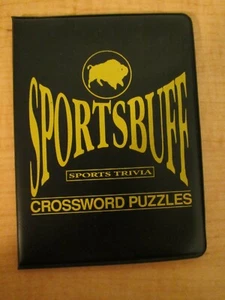 Vintage SportsBuff Sport Quiz Kreuzworträtsel leere Mappe - Bild 1 von 3