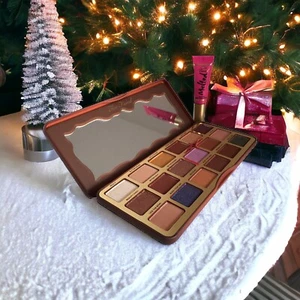 TOO FACED MELTED FUCHSIA Liquified Long Wear Travel Sz Lipstick + Shadow Palette - Picture 1 of 11