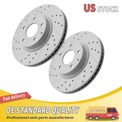 Rotores de freno delanteros perforados para Mazda 3 Mazda 3 Sport Mazda CX-3 2014 2015-2022 Foto 1 de 4