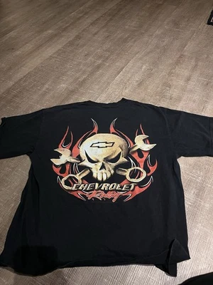 Camiseta Chevy Racing Para Hombre Grande/Xl Vintage Años 90 Chevrolet Foto 1 de 3