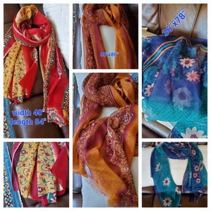 Bedruckter Dupatta, Schal, Hijab,  - Bild 1 von 26