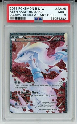 2013 POKEMON LEGENDARY TREASURES RESHIRAM #RC22 HOLO PSA 9 MINT #41056382 - Image 1 of 2