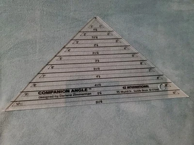 EZ QUILTING COMPANION ANGLE RULER BY DARLENE ZIMMERMAN - Image 1 of 2