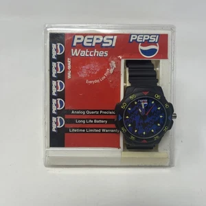 New Old Stock Vintage Pepsi Cola Walmart Sport Watch 90’s SWATCH Style Face - Picture 1 of 6