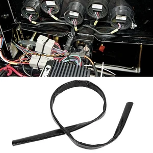 ⊹3.3ft Black Heat Fire Sleeve Fire Braid Flame Heat Shield 5/8 ID 0.6in Fits - Picture 1 of 10