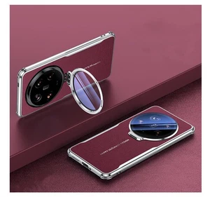 Hülle für Xiaomi 15 Ultra,PU-Leder Ultra Dünn Weich Linse Halter Case Cover - Bild 1 von 10