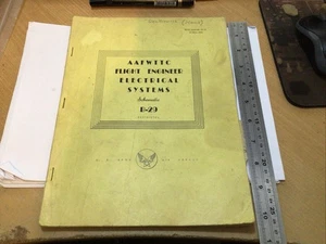 USAAF AAFWTTC B-29 Flight Engineer Electrical Systems Training Schematics 1944 - Bild 1 von 23