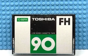 TOSHIBA C90-FH 1980 JAPAN TYPE I BLANK CASSETTE TAPE (1) (USED) - Picture 1 of 5