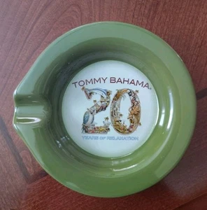 New** Tommy Bahama Green Cigar Ashtray 20 Years Of Relaxation 2013 - Picture 1 of 6