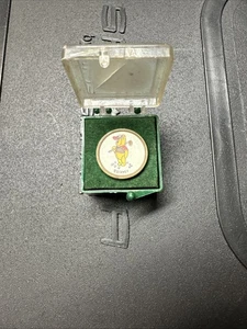 Vrg Winnie the Pooh Brass Golf Ball Marker With Case - Picture 1 of 6