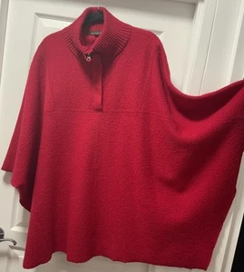 MAGGIE T - WOOL CAPE /PONCHO size ONE SIZE - Picture 1 of 6