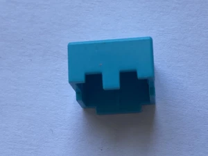 LEGO Medium Azure Headgear Helmet Rectangular Minecraft 19730 min062 min051 - Picture 1 of 1