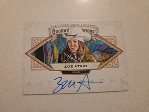 Zoe Atkin 2025 Upper Deck Goodwin Champions Horizontal  Autograph SP HA-ZA  Auto - Picture 1 of 4