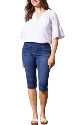 Pantalones capri de mezclilla Tribal Audrey talla 4 Foto 1 de 4